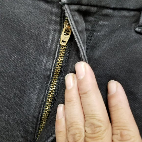 American Eagle Outfitters Jeans Womens 12 Gray Stretch Curvy High Rise Jeggings - Picture 3 of 16